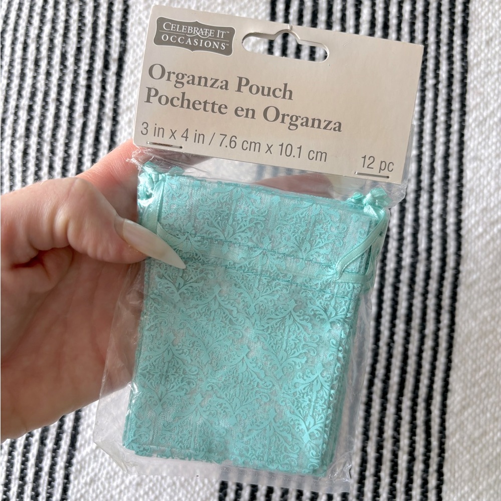Baby Shower, Bridal Shower Favor Bags or Jewelry Gift Pouches